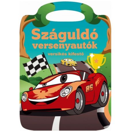 Versenyautók kifestő