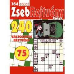 Zsebrejtvény 75.(Bordó)