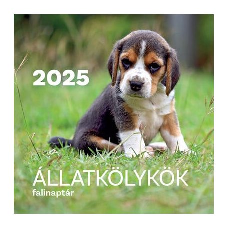 Állatkölykök falinaptár 2025
