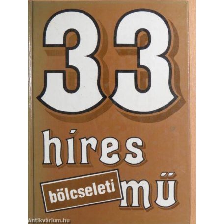 33 híres bölcseleti mű