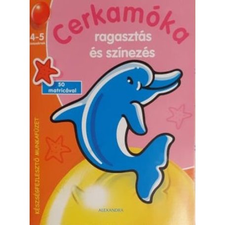 Cerkamóka - ragasztás és színezés 4-5 év