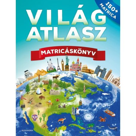 Világatlasz - matricáskönyv
