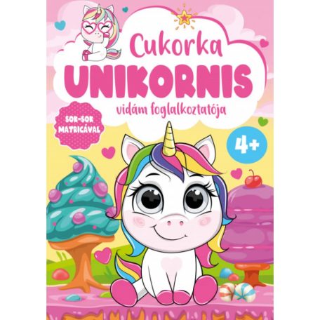 Cukorka unikornis vidám foglalkoztatója