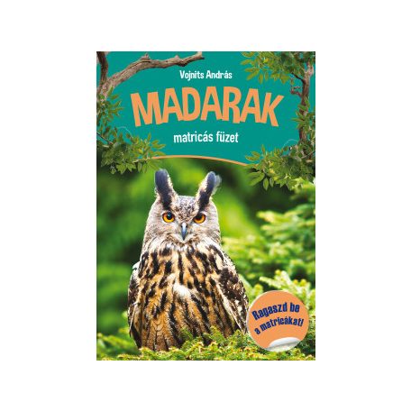 Madarak matricás füzet - ragaszd be