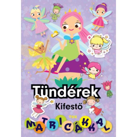 Tündérek kifestő matricákkal