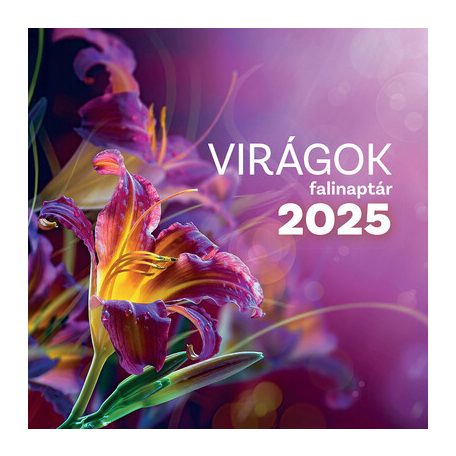 Virágok falinaptár 2025
