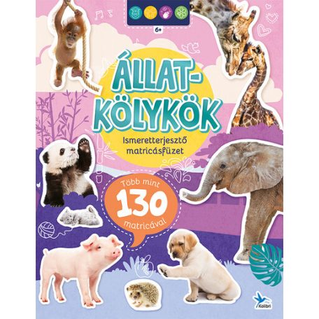 Ismeretterjesztő matricásfüzet - Állatkö
