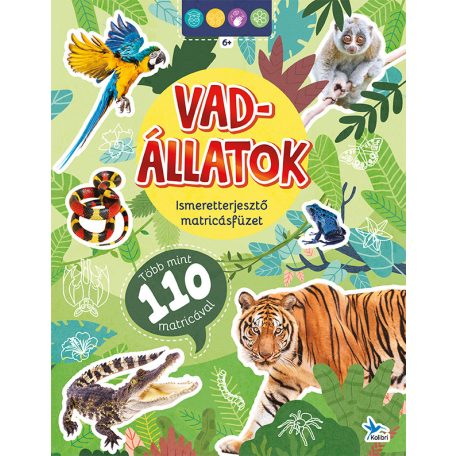 Ismeretterjesztő matricásfüzet - Vadálla