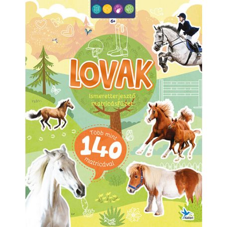 Ismeretterjesztő matricásf.- Lovak