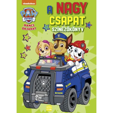 Mancs őrjárat-A nagy csapat-színezőkönyv