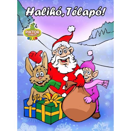 Halihó, Télapó! - Piktor színes kifestő