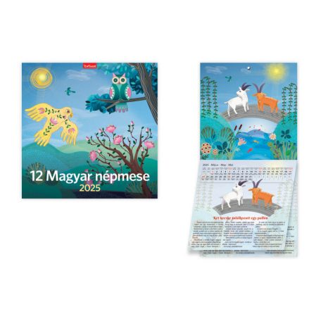 12 magyar népmese falinaptár 2025