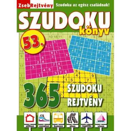 Zsebrejtvény 53. (Szudoku - zöld)