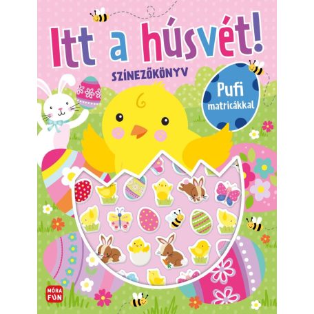 Itt a húsvét! - Színezőkönyv pufi matric