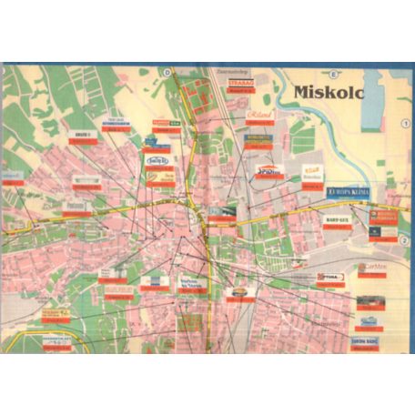 Miskolc várostérkép (1:17 000)