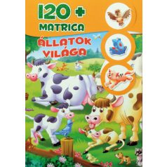 Az állatok színes világa - 120 matricáva