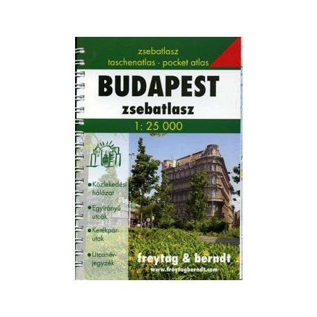 Budapest zsebatlasz (1:25 000)