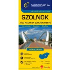 Szolnok várostérkép 1:17000
