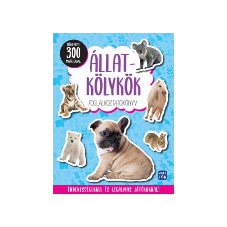 Állatkölykök - Térbeli matricásfüz