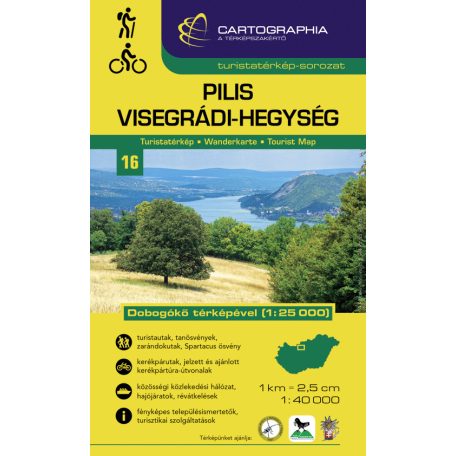 Pilis,Visegrádi-hegység turistatérkép SC