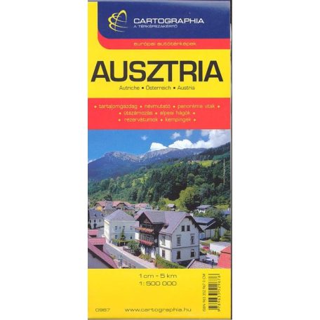 Ausztria térkép 1:500000 SC