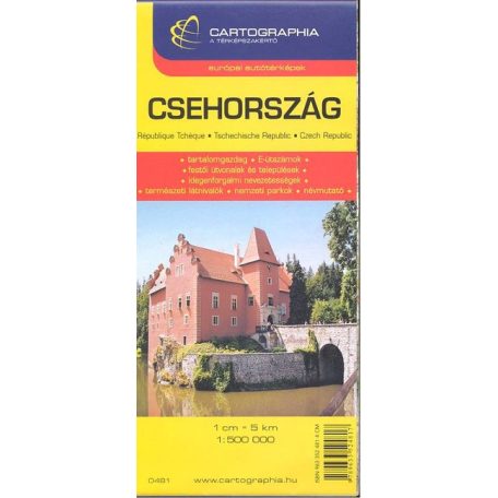 Csehország térkép (1:500000) Új