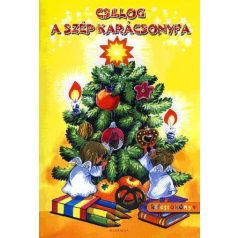 Csillog a szép karácsonyfa kifestőkönyv