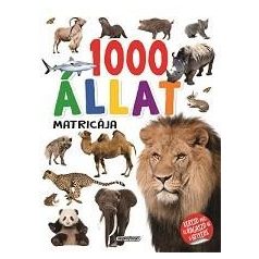 1000 állat matricája - Fehér