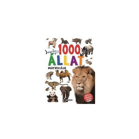 1000 állat matricája - Fehér